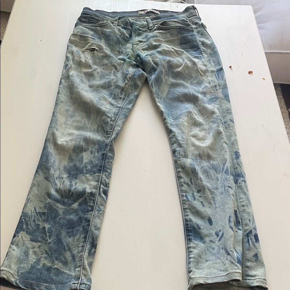 DICONTINUED RARE J BRAND CUSTOM TIE DYE JEANS